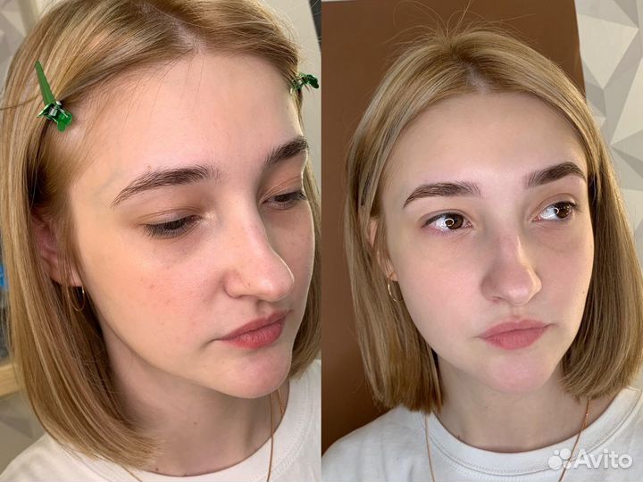 Коррекция и окрашивание бровей и ресниц