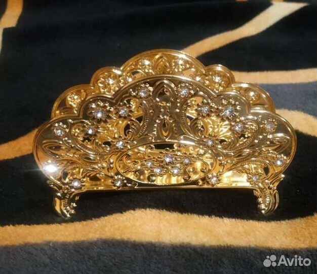 Салфетница со стразами