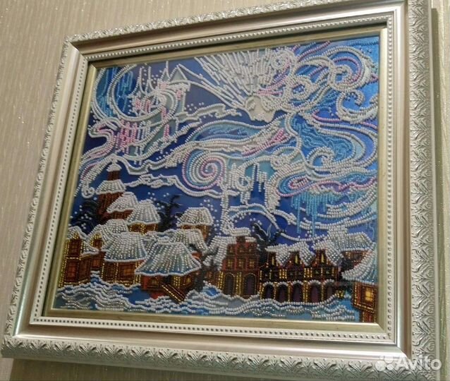 Картина вышивка бисером
