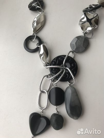 Бижутерия подвеска,серьги,бусы винтаж