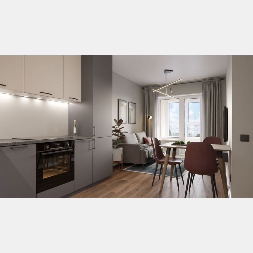 2-к. квартира, 46,6 м², 7/9 эт.