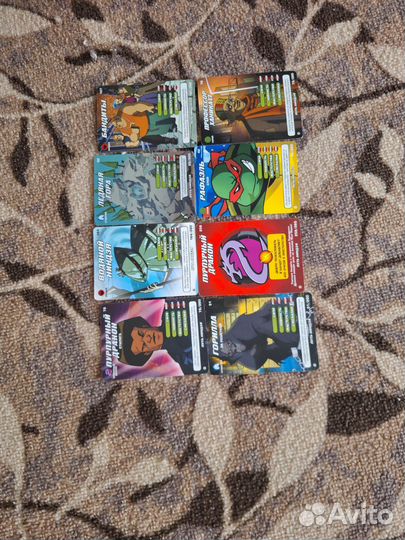 Карточки черепашки ниндзя