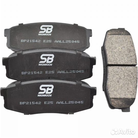 Колодки тормозные дисковые зад