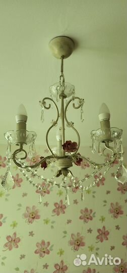 Люстра потолочная италия бу