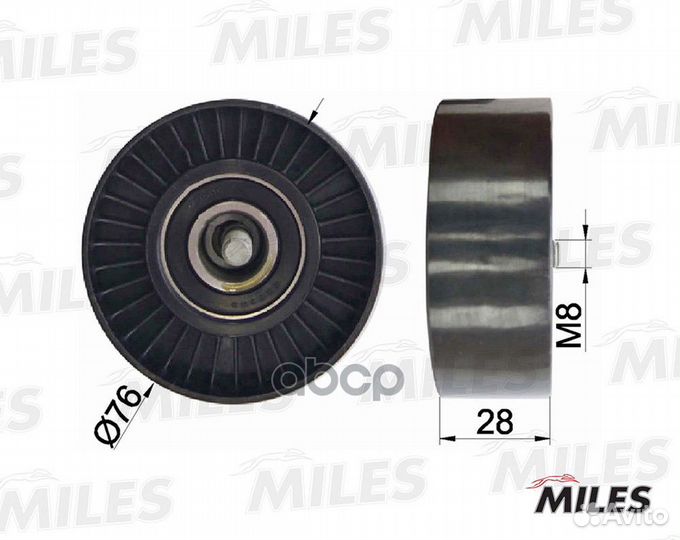 Ролик ремня приводного MB W203/204/211/212/spri