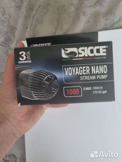 Помпа течения для аквариума Sicce voyager nano