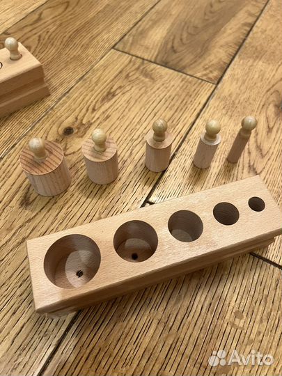 Сортер цилиндры Монтессори