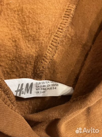 Толстовка худи бренд hm 98-104