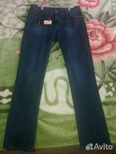 Джинсы утеплённые