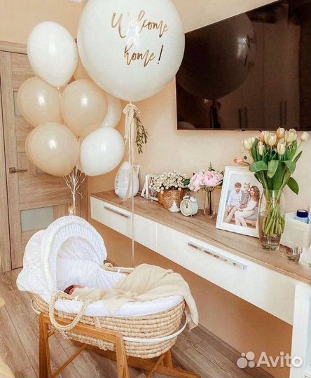 Шары воздушные с гелием выписка из роддома Химки