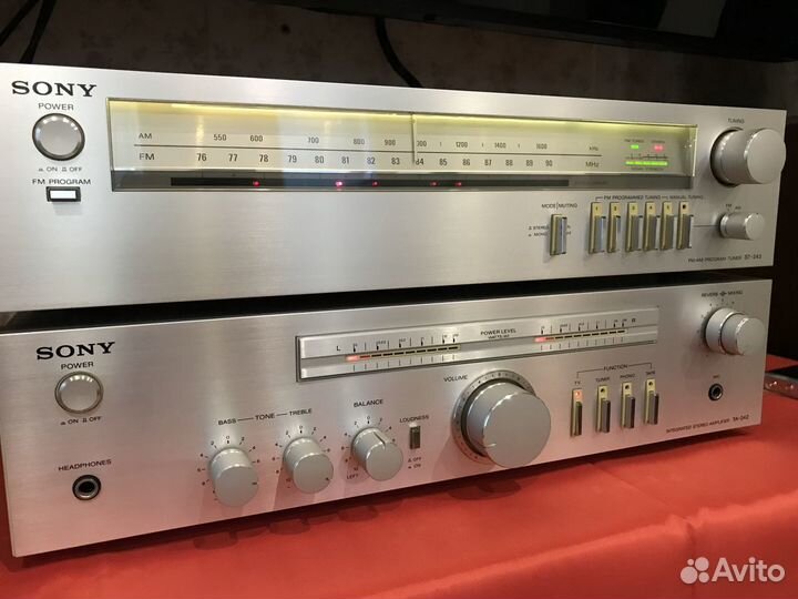 Sony TA 242 & ST 242 (состояние) + Видео работы