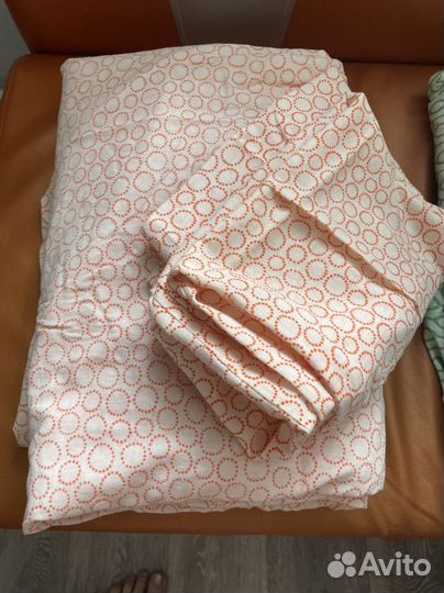 Постельное белье IKEA бу пододеяльник и наволочка