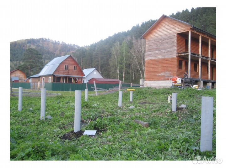 Винтовые сваи для забора