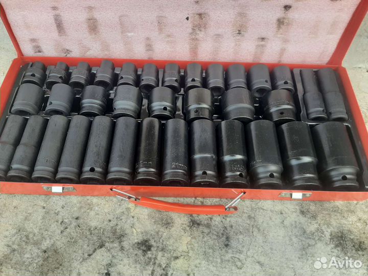 Набор ударных головок 1/2 35 предметов