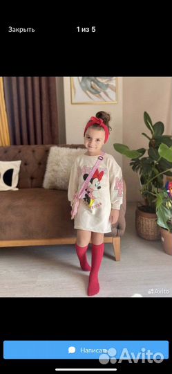 Платье туника Zara