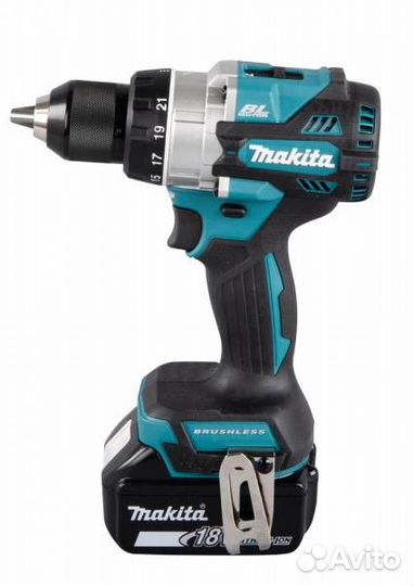 Акк.Дрель-шуруповёрт 18V Makita DDF486RTJ(2*5Ач)