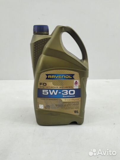 Синтетическое моторное масло ravenol FO SAE 5W-30