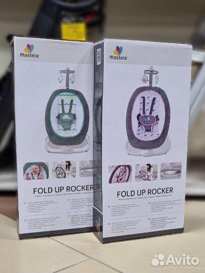 Детский шезлонг качалка Mastela новые