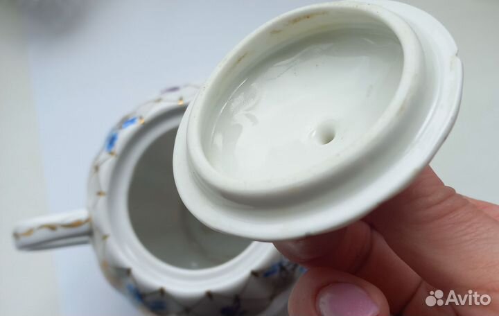 Сахарница фарфор СССР лфз