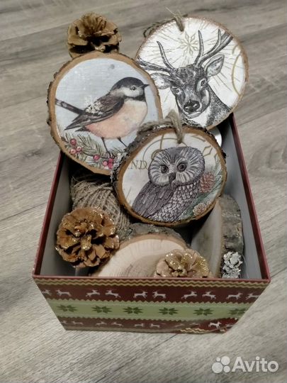 Новогодние игрушки ручной работы