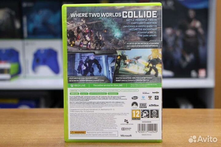 Диски на xbox 360 transformers