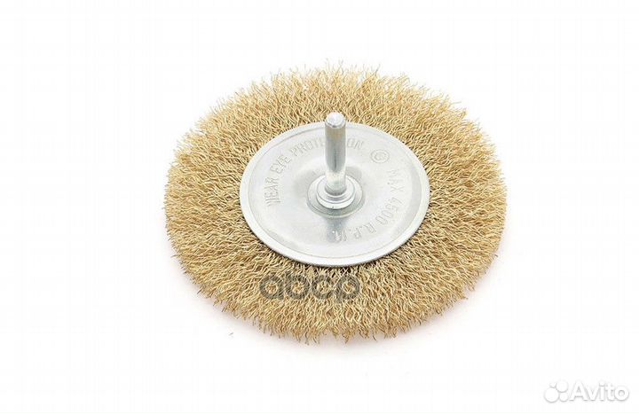 Щетка для дрели проволочная плоская 100 мм 2711
