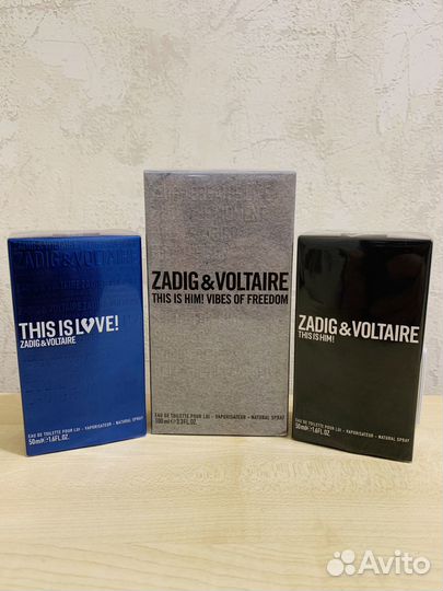 Zadig voltaire 30-100ml(оригинал)