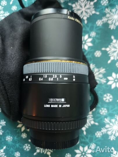 Фотообъектив sigma 50 mm 1:2.8 DG macro