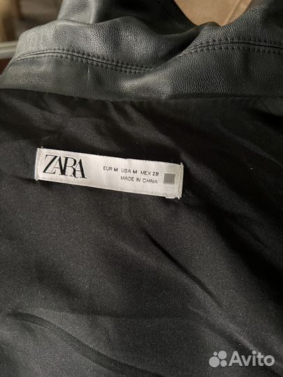 Жилетка из экокожи zara