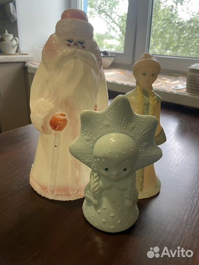 Дед мороз и снегурочки (игрушки новогодние )