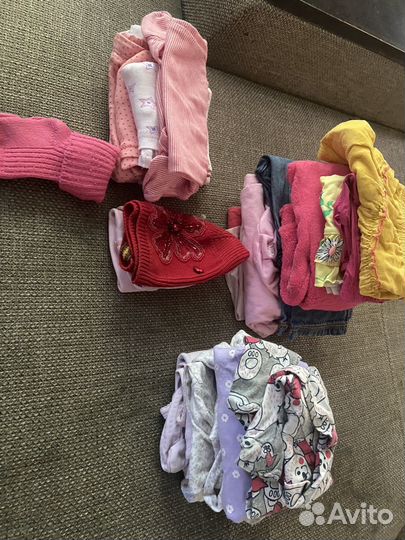 Вещи пакетом на девочку 92 98