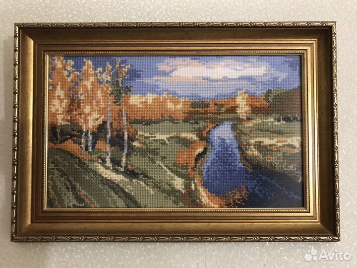 Картина вышитая крестом