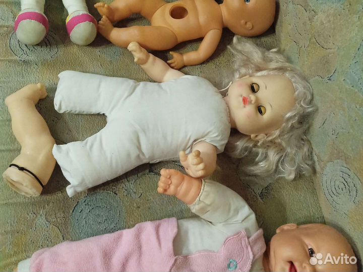 Куклы для реставрации, б/у