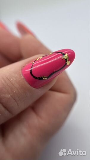 Маникюр гель лак педикюр наращивание ногтей