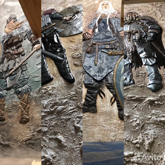 Барельеф, горельеф, лепнина