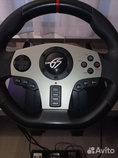 Игровой руль dexp wheelman pro gt