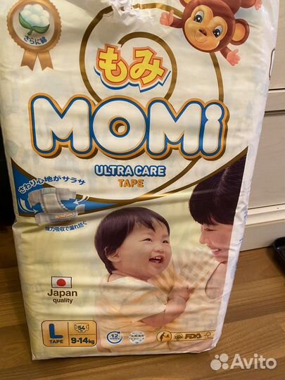 Подгузники 4 Momi