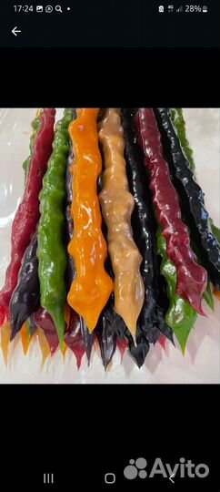 Чурчхела натуральная с грецким орехом