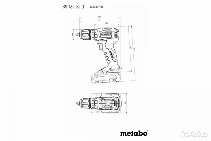 Дрель-шуруповерт Metabo BS 18 L BL Q 602327840