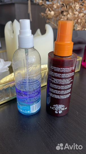 За всё: 2 масла и отбел.полоски для зубов