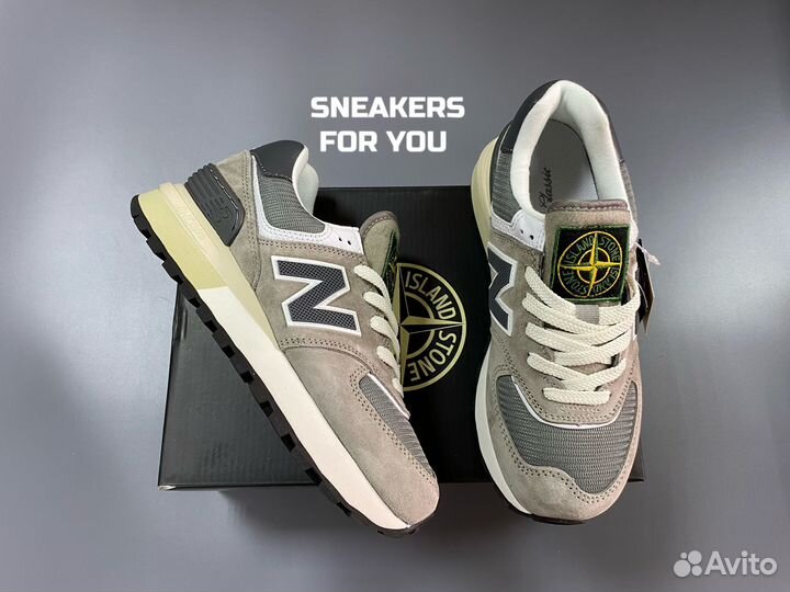 Кроссовки New Balance 574 Legacy Stone Island