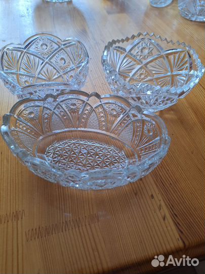 Салатники хрусталь