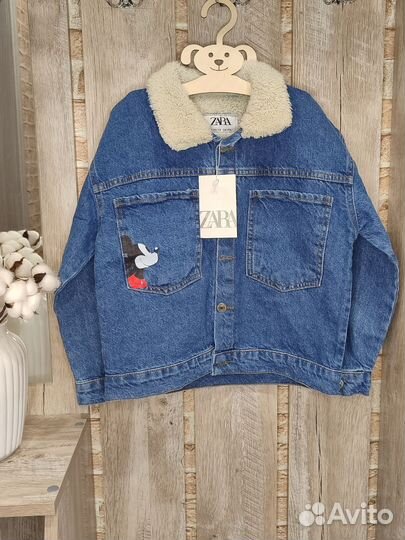 Джинсовая куртка zara новая