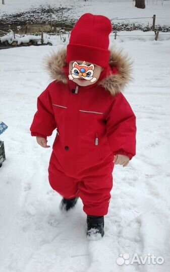 Зимний детский комбинезон 92