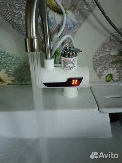 Проточный водонагреватель кран