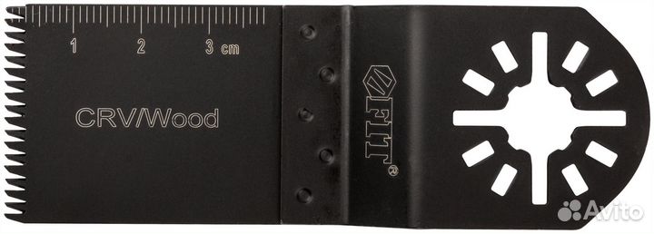 Полотно пильное шлифованное ступенчатое, CrV сталь, 32,5 мм х 0,6 мм FIT 37912