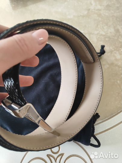 Мужской кожаный ремень