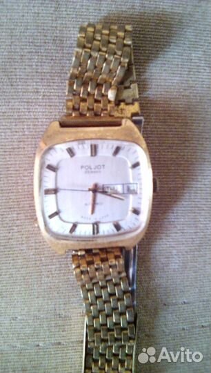 Наручные мужские механические часы poljot automati