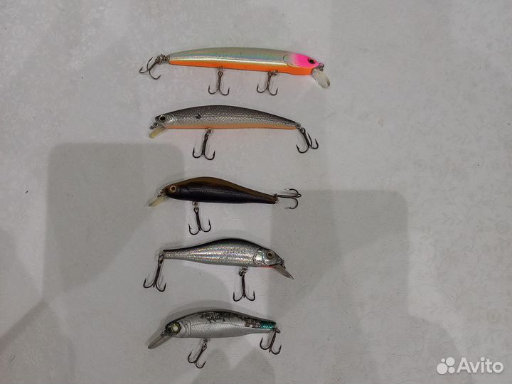 Воблеры, вертушки, колебалки для ловли хищных рыб