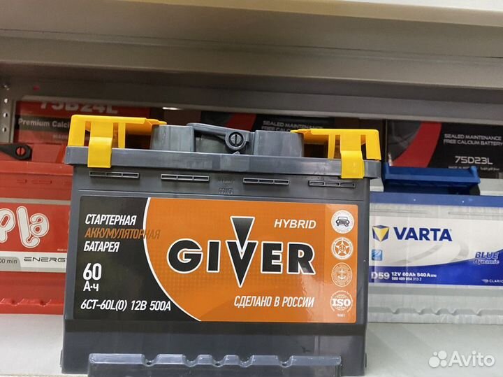 Аккумулятор 60 Ач на Рено Logan Логан